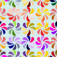 Seamless background from symmetrical original figures