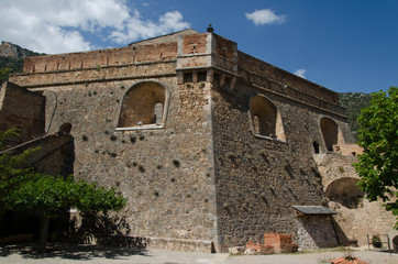 Obraz premium Village de Villefranche de Conflent et le fort Libéria