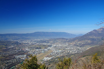 vue sur la cluse de chambéry