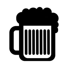 beer jar drink isolated icon vector illustration design