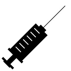 Isolated syringe icon