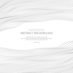 Abstract pattern of a plurality of distorted lines and shapes.