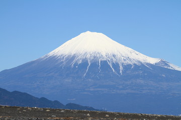 Mt. Fuji, view from Mihono Matsubara in Shizuoka, Japan