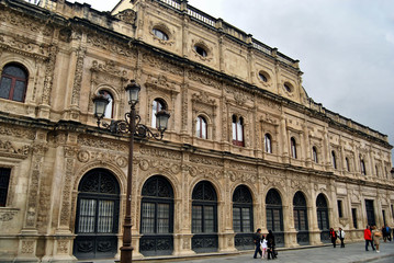 Fototapeta na wymiar Fachada posterior Ayuntamiento de Sevilla