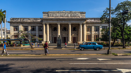 Havana, Cuba - March 26, 2016: Hospital in Havana, Cuba