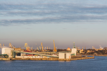 Fototapeta premium Port terminals