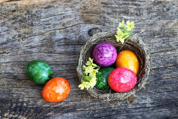 Bunte Ostereier - Ein Frohes Osterfest