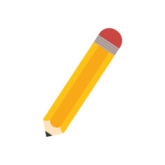 Wooden pencil isolated icon vector illustration graphic design