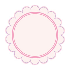 Isolated colored label