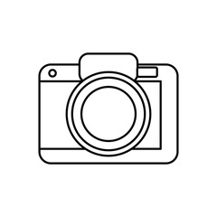 Photographic camera isolated icon vector illustration graphic design