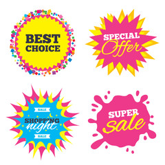 Best choice sign icon. Special offer symbol.