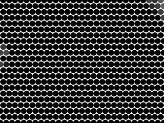 Black round dot on gray abstract background illustration