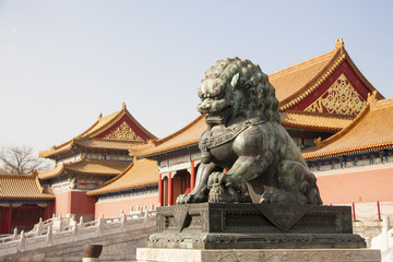 Naklejka premium Forbidden City-The Palace Museum