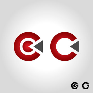 letter c logo, icon and symbol vector illustration