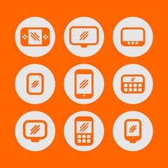 DISPLAY ICON SET LOGO DESIGN FOR YOUR BEST WEBSITE