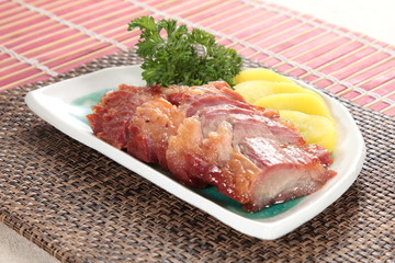 roasted pork