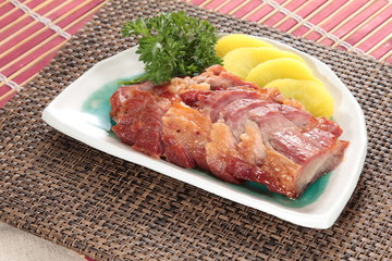 roasted pork