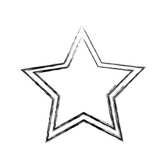 Star shape symbol icon vector illustration graphic design
