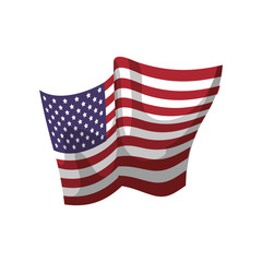 Fototapeta premium United states patriotic emblem icon vector ilustration graphic design