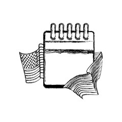 United states patriotic emblem icon vector ilustration graphic design