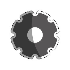 Gear machinery piece icon vector illustration graphic design