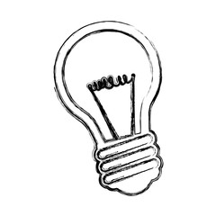 Bulb electric energy icon vector illustration graphic design
