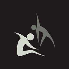 Gym and fitness lifestyle icon vector illustration graphic design