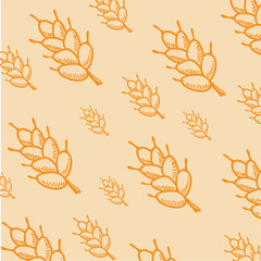 Wheat natural food icon vector illustration graphic design