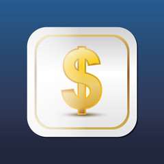 Obraz premium Euro money currency icon vector illustration graphic design