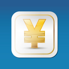 Obraz premium Yuan money currency icon vector illustration graphic design