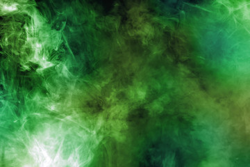 Obraz na płótnie Canvas Green smoke