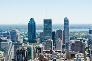 Fototapeta na wymiar Montreal Skyscrapers