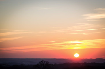 Cityscape Sunset Landscape