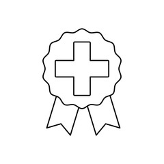 Medical healthcare service icon vector illustration graphic design
