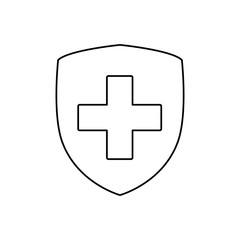 Medical healthcare service icon vector illustration graphic design