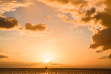 Dominica Landscapes Silhouettes Piers and Boats