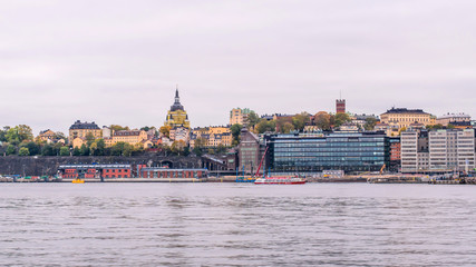 Fototapeta premium The scenic view along Lake Mälaren 