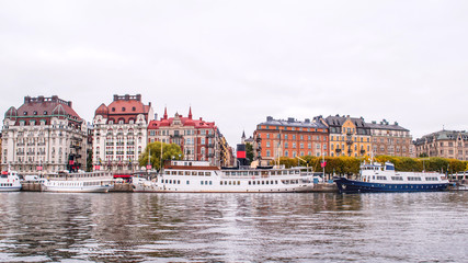 The scenic view along Lake Mälaren 