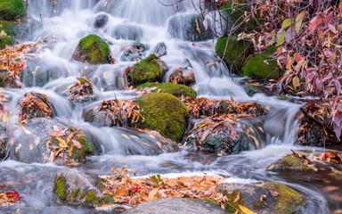 Waterfall under long exposure	
