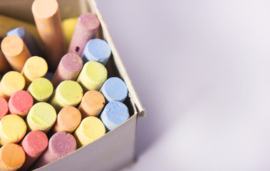 Chalks in a variety of colors.