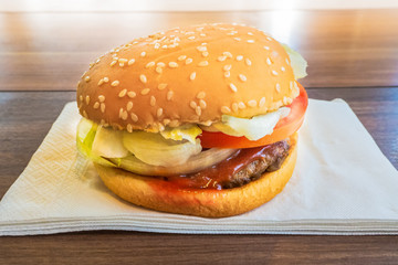 Hamburger beef image