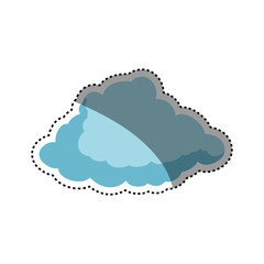 Cloud weather symbol icon vector illustration graphic design