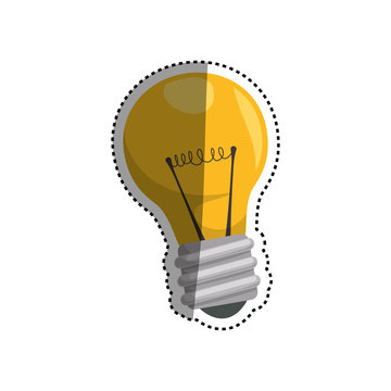 Bulb and creative ideas icon vector illustration graphic design