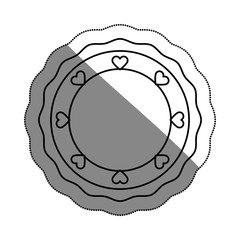 heart love card icon vector illustration design