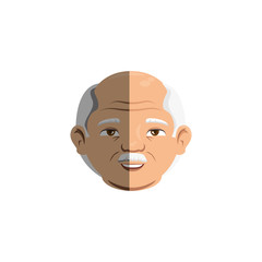 grandfather avatar character icon vector illustration design