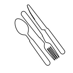set cutlery tools icons vector illustration design