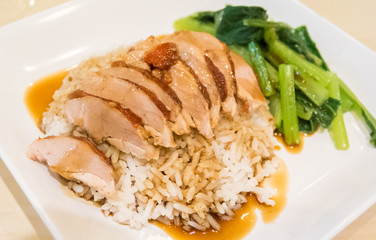 Pork and rice, Thai food