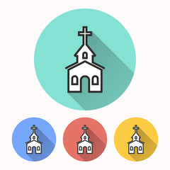 Church - vector icon.