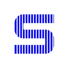letter S logo vector