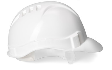 safety helmet white background